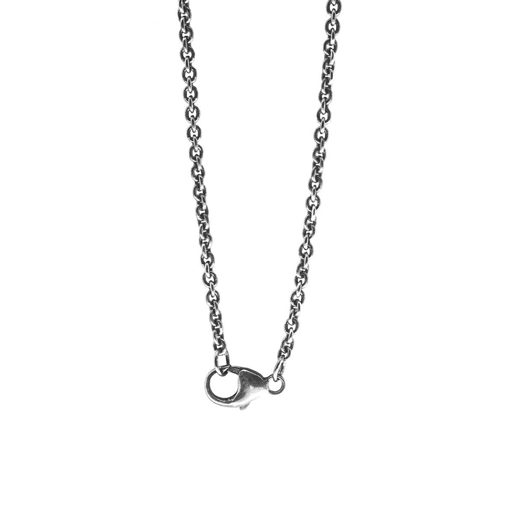 Silver Anchor Pendant Beach Necklace - Silver Beach Jewelry Shop